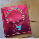 Stickdatei - ITH Kerzenteppich Tasche Schwein